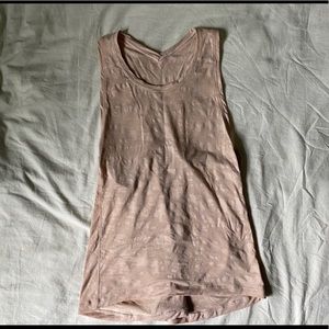 Pink camo Lululemon muscle tank